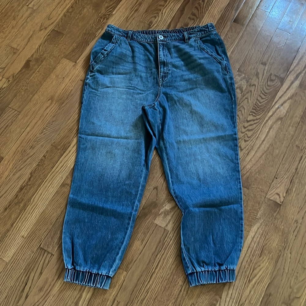 Style & Co straight denim jeans jogger XL NWOT